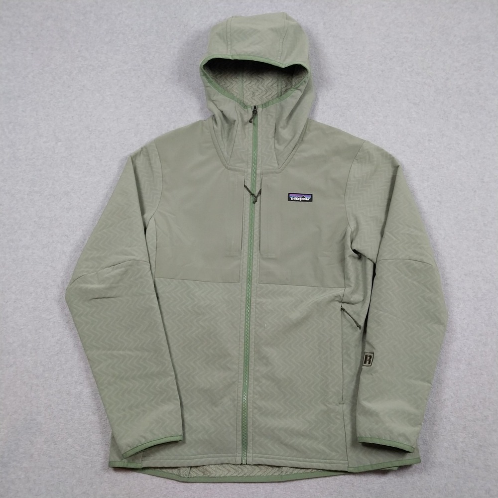 Patagonia R2 Hoody Womens Large Green CrossStrata Regulator Lined Jacket